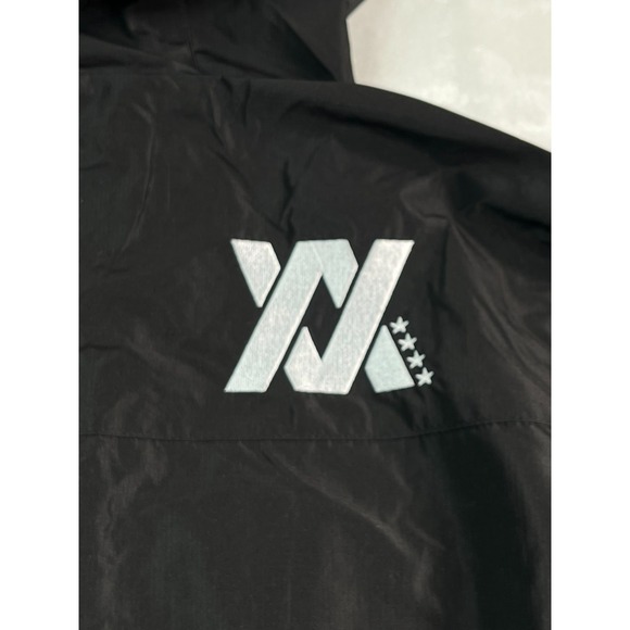 NWT DIXXON Mens XL Tech Jacket Black Hooded Rain Windbreaker Zippered Pockets - Picture 10 of 13